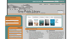 Desktop Screenshot of gray.lib.me.us