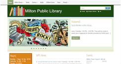 Desktop Screenshot of milton.lib.de.us