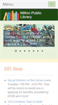 Mobile Screenshot of milton.lib.de.us