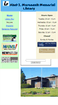Mobile Screenshot of morneault.lib.me.us