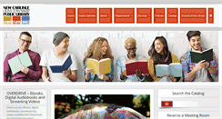 Desktop Screenshot of ncpl.lib.in.us