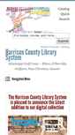 Mobile Screenshot of harrison.lib.ms.us