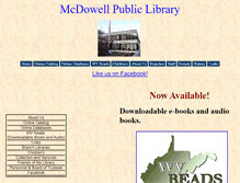 Tablet Screenshot of mcdowell.lib.wv.us