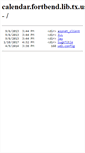 Mobile Screenshot of calendar.fortbend.lib.tx.us