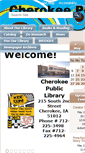 Mobile Screenshot of cherokee.lib.ia.us