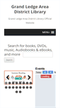 Mobile Screenshot of grandledge.lib.mi.us