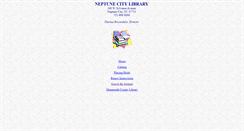 Desktop Screenshot of neptunecity.lib.nj.us