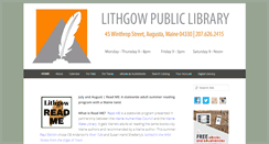 Desktop Screenshot of lithgow.lib.me.us