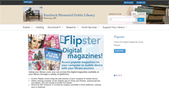 Desktop Screenshot of fostoria.lib.oh.us