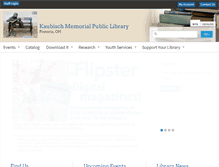 Tablet Screenshot of fostoria.lib.oh.us