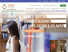 Tablet Screenshot of hnpl.lib.in.us