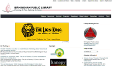 Desktop Screenshot of bham.lib.al.us