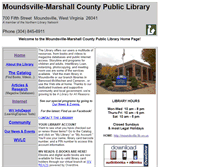 Tablet Screenshot of moundsville.lib.wv.us