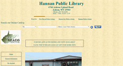 Desktop Screenshot of hannan.lib.wv.us