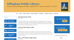 Desktop Screenshot of effingham.lib.nh.us