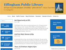 Tablet Screenshot of effingham.lib.nh.us