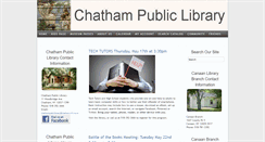 Desktop Screenshot of chatham.lib.ny.us