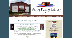 Desktop Screenshot of bernepl.lib.in.us