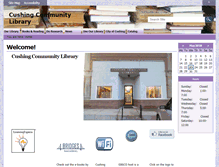Tablet Screenshot of cushing.lib.ia.us