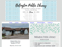 Tablet Screenshot of belington.lib.wv.us