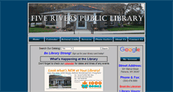 Desktop Screenshot of fiverivers.lib.wv.us