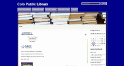 Desktop Screenshot of colo.lib.ia.us
