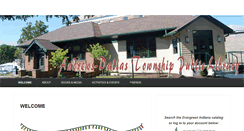 Desktop Screenshot of andrews.lib.in.us