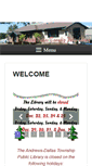 Mobile Screenshot of andrews.lib.in.us