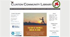 Desktop Screenshot of clinton.lib.ny.us