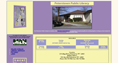Desktop Screenshot of peterstown.lib.wv.us