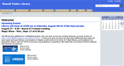 Desktop Screenshot of newell.lib.ia.us