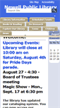 Mobile Screenshot of newell.lib.ia.us