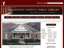 Tablet Screenshot of pendleton.lib.wv.us