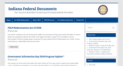 Desktop Screenshot of feddocs.lib.in.us