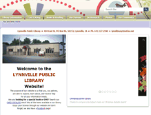 Tablet Screenshot of lynnville.lib.ia.us