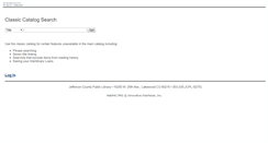 Desktop Screenshot of m.jefferson.lib.co.us