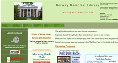 Desktop Screenshot of norway.lib.me.us