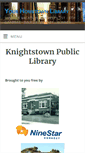 Mobile Screenshot of knightstown.lib.in.us