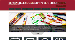 Desktop Screenshot of bensenville.lib.il.us