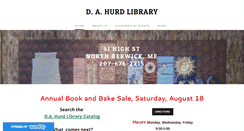 Desktop Screenshot of da-hurd.lib.me.us