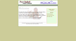 Desktop Screenshot of port-isabel.lib.tx.us