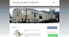 Desktop Screenshot of brazil.lib.in.us