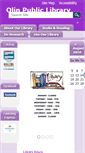 Mobile Screenshot of olin.lib.ia.us