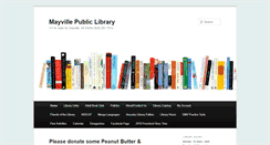Desktop Screenshot of mayville.lib.wi.us