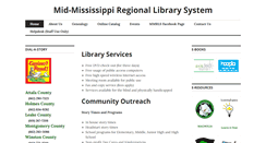 Desktop Screenshot of mmrls.lib.ms.us