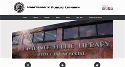 Desktop Screenshot of hamtramck.lib.mi.us