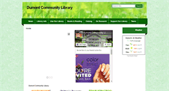 Desktop Screenshot of dumont.lib.ia.us