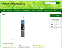 Tablet Screenshot of dumont.lib.ia.us
