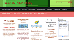 Desktop Screenshot of lakecity.lib.ia.us