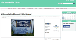 Desktop Screenshot of clermont.lib.ia.us